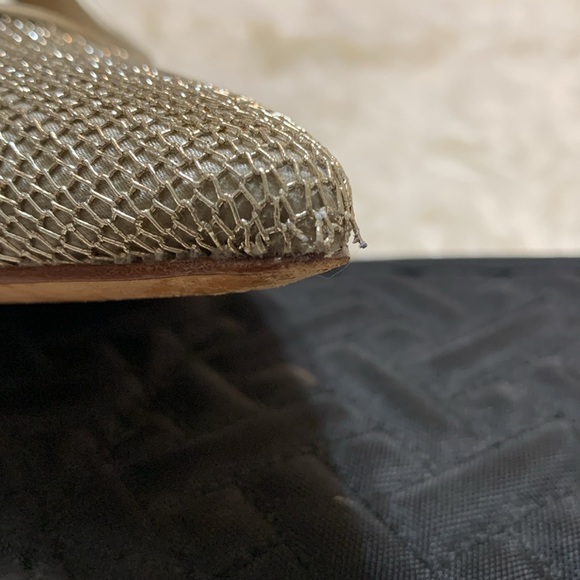 Champagne Gold Mesh Pumps - Picture 10 of 10